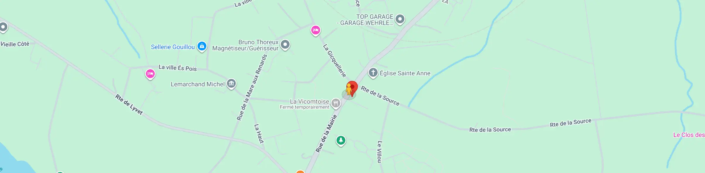 Image du plan d'accès du cabinet de Sophrologie.